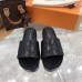 Louis Vuitton Jumbo Flatform Mules In Black Monogram Lambskin Louis Vuitton Jumbo Flatform Mules In Black Monogram Lambskin