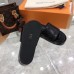 Louis Vuitton Jumbo Flatform Mules In Black Monogram Lambskin Louis Vuitton Jumbo Flatform Mules In Black Monogram Lambskin