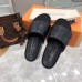 Louis Vuitton Jumbo Flatform Mules In Black Monogram Lambskin Louis Vuitton Jumbo Flatform Mules In Black Monogram Lambskin