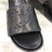 Louis Vuitton Jumbo Flatform Mules In Black Monogram Lambskin Louis Vuitton Jumbo Flatform Mules In Black Monogram Lambskin