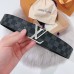 Louis Vuitton LV Initiales Reversible 40MM Belt In Damier Graphite Canvas M0213Q Louis Vuitton LV Initiales Reversible 40MM Belt In Damier Graphite Canvas M0213Q