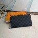 Louis Vuitton Zippy Organizer In Damier Graphite Canvas N60111 Louis Vuitton Zippy Organizer In Damier Graphite Canvas N60111