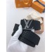 Louis Vuitton LV Initiales 40mm Belt In Damier Suede Leather M6875P Louis Vuitton LV Initiales 40mm Belt In Damier Suede Leather M6875P