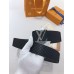 Louis Vuitton LV Initiales 40mm Belt In Damier Suede Leather M6875P Louis Vuitton LV Initiales 40mm Belt In Damier Suede Leather M6875P