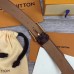 Louis Vuitton Riveted 35MM Belt In Damier Ebene Canvas M6835S Louis Vuitton Riveted 35MM Belt In Damier Ebene Canvas M6835S