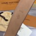 Louis Vuitton Riveted 35MM Belt In Damier Ebene Canvas M6835S Louis Vuitton Riveted 35MM Belt In Damier Ebene Canvas M6835S