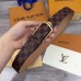 Louis Vuitton Riveted 35MM Belt In Damier Ebene Canvas M6835S Louis Vuitton Riveted 35MM Belt In Damier Ebene Canvas M6835S
