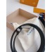Louis Vuitton Pont Neuf 35mm Belt In Taurillon Leather M6065T Louis Vuitton Pont Neuf 35mm Belt In Taurillon Leather M6065T