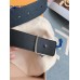 Louis Vuitton Silver Damier LV 40MM Reversible Belt M0336V
