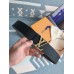 Louis Vuitton Gold Damier LV 40MM Reversible Belt M0333V Louis Vuitton Gold Damier LV 40MM Reversible Belt M0333V