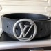 Louis Vuitton LV Crcle 35mm Belt In Monogram Eclipse Canvas M9931Q Louis Vuitton LV Crcle 35mm Belt In Monogram Eclipse Canvas M9931Q