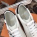 Louis Vuitton White Time Out Sneakers with Black LV Circle