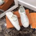 Louis Vuitton White Time Out Sneakers with Gold LV Circle Louis Vuitton White Time Out Sneakers with Gold LV Circle