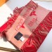 Louis Vuitton Red Reykjavik Scarf M70813 Louis Vuitton Red Reykjavik Scarf M70813