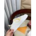 Louis Vuitton White Time Out Sneakers with Gold Signature Louis Vuitton White Time Out Sneakers with Gold Signature