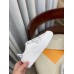 Louis Vuitton White Time Out Sneakers with Silver Signature Louis Vuitton White Time Out Sneakers with Silver Signature
