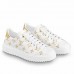Louis Vuitton Time Out Sneakers with Gold Monogram Flowers Louis Vuitton Time Out Sneakers with Gold Monogram Flowers