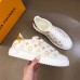 Louis Vuitton Time Out Sneakers with Gold Monogram Flowers Louis Vuitton Time Out Sneakers with Gold Monogram Flowers