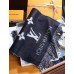 Louis Vuitton Black Reykjavik Scarf M71040 Louis Vuitton Black Reykjavik Scarf M71040