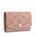Louis Vuitton Iris Compact Wallet In Mahina Leather M62541 Louis Vuitton Iris Compact Wallet In Mahina Leather M62541