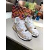 Louis Vuitton Women's Run Away Sneakers In Damier Azur Canvas Louis Vuitton Women's Run Away Sneakers In Damier Azur Canvas