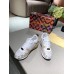 Louis Vuitton Women's Run Away Sneakers In Damier Azur Canvas Louis Vuitton Women's Run Away Sneakers In Damier Azur Canvas