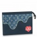 Louis Vuitton Pochette Voyage MM In Monogram Denim M45961 Louis Vuitton Pochette Voyage MM In Monogram Denim M45961