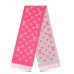 Louis Vuitton Pink Daily LV Scarf M76699 Louis Vuitton Pink Daily LV Scarf M76699