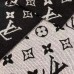 Louis Vuitton Black Daily LV Scarf M76701