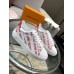 Louis Vuitton Time Out Sneakers In Red Printed Leather Louis Vuitton Time Out Sneakers In Red Printed Leather