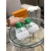 Louis Vuitton Time Out Sneakers In Green Printed Leather Louis Vuitton Time Out Sneakers In Green Printed Leather
