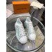 Louis Vuitton Time Out Sneakers In Green Printed Leather Louis Vuitton Time Out Sneakers In Green Printed Leather