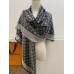 Louis Vuitton Black Monogram Denim Shawl M71378 Louis Vuitton Black Monogram Denim Shawl M71378