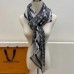 Louis Vuitton Black Monogram Denim Shawl M71378 Louis Vuitton Black Monogram Denim Shawl M71378