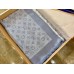 Louis Vuitton Light Blue Monogram Denim Shawl M71382 Louis Vuitton Light Blue Monogram Denim Shawl M71382