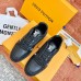 Louis Vuitton Men's Black LV Trainer Sneakers with Wool Louis Vuitton Men's Black LV Trainer Sneakers with Wool
