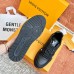 Louis Vuitton Men's Black LV Trainer Sneakers with Wool Louis Vuitton Men's Black LV Trainer Sneakers with Wool