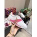 Louis Vuitton White Time Out Sneakers with Pink Printed