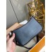 Louis Vuitton Easy Pouch On Strap In Black Epi Leather M80471