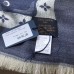 Louis Vuitton Blue Studdy Denim Monogram Shawl M73698 Louis Vuitton Blue Studdy Denim Monogram Shawl M73698