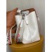 Louis Vuitton White Epi Neonoe BB Bag With Jacquard Strap M57693 Louis Vuitton White Epi Neonoe BB Bag With Jacquard Strap M57693