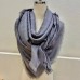 Louis Vuitton Grey Monogram Shawl M75120 Louis Vuitton Grey Monogram Shawl M75120