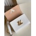 Louis Vuitton Twist MM Bag In White Epi Leather M55513 Louis Vuitton Twist MM Bag In White Epi Leather M55513