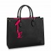 Louis Vuitton Onthego MM Bag In Black Epi Leather M56080
