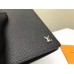 Louis Vuitton Brazza Wallet In Black Taiga Leather M30285 Louis Vuitton Brazza Wallet In Black Taiga Leather M30285