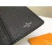 Louis Vuitton Brazza Wallet In Black Taiga Leather M30285 Louis Vuitton Brazza Wallet In Black Taiga Leather M30285