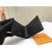 Louis Vuitton Multiple Wallet In Black Taiga Leather M30295 Louis Vuitton Multiple Wallet In Black Taiga Leather M30295