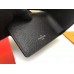 Louis Vuitton Multiple Wallet In Black Taiga Leather M30295 Louis Vuitton Multiple Wallet In Black Taiga Leather M30295