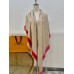 Louis Vuitton Beige On The Edge Monogram Shawl M76371 Louis Vuitton Beige On The Edge Monogram Shawl M76371