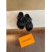 Louis Vuitton Jumbo Flatform Mules In Monogram Velvet Louis Vuitton Jumbo Flatform Mules In Monogram Velvet